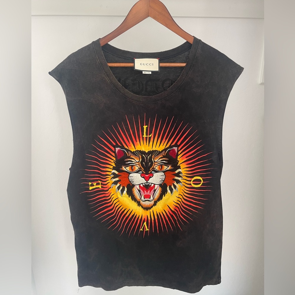 Gucci Angry Cat Tank Top
